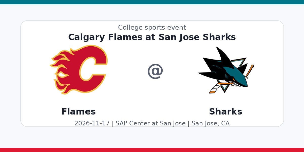 NHL: Calgary Flames at San Jose Sharks photo in San Jose, CA