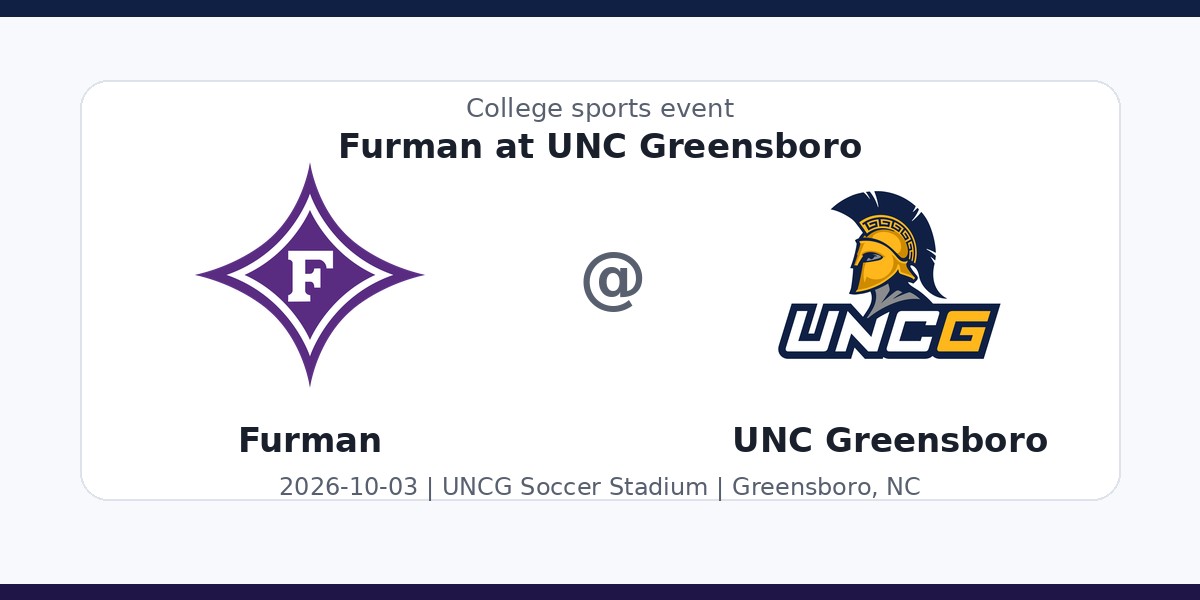 NCAA Men's Soccer: Furman Paladins at UNC Greensboro Spartans photo in Greensboro, NC
