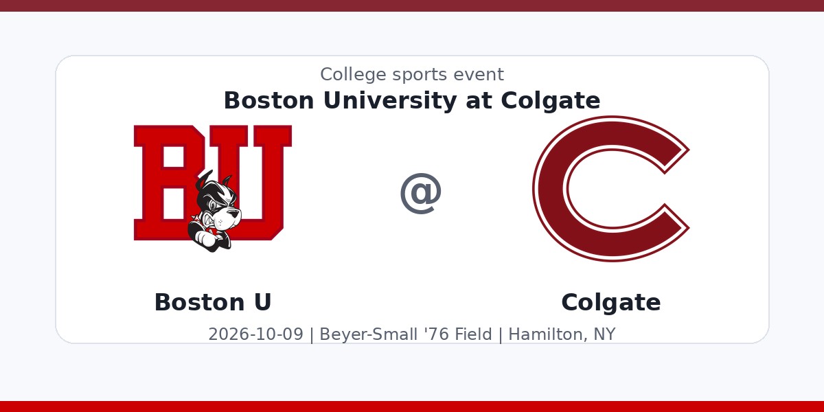 NCAA Men's Soccer: Boston University Terriers at Colgate Raiders photo in Hamilton, NY