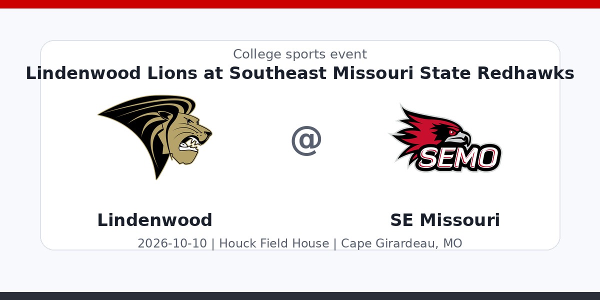 NCAAWVB: Lindenwood Lions at Southeast Missouri State Redhawks photo in Cape Girardeau, MO