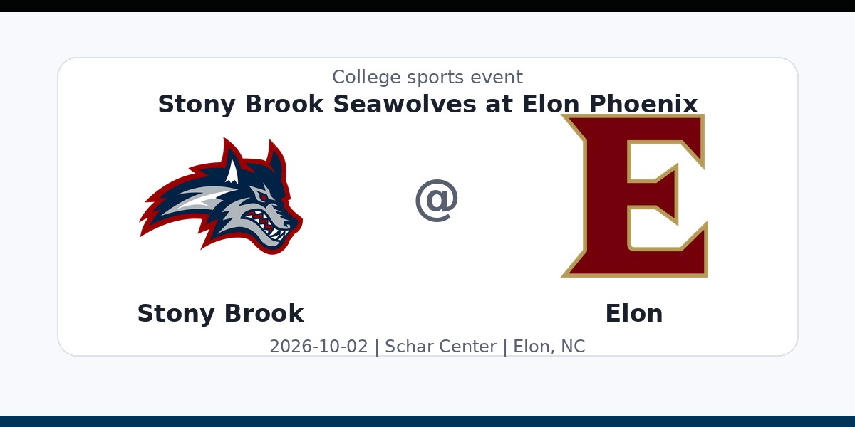 NCAAWVB: Stony Brook Seawolves at Elon Phoenix photo in Elon, NC
