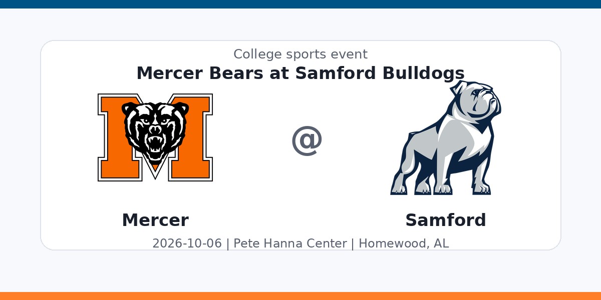 NCAAWVB: Mercer Bears at Samford Bulldogs photo in Homewood, AL
