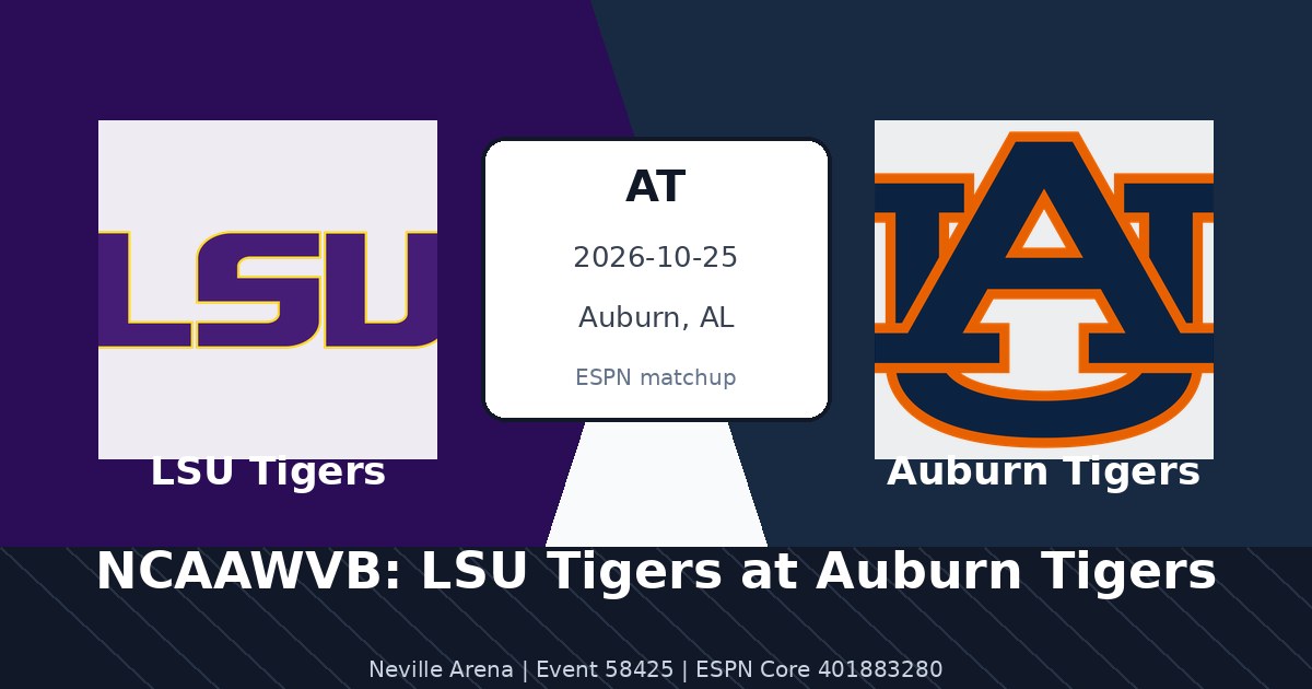 NCAAWVB: LSU Tigers at Auburn Tigers photo in Auburn, AL