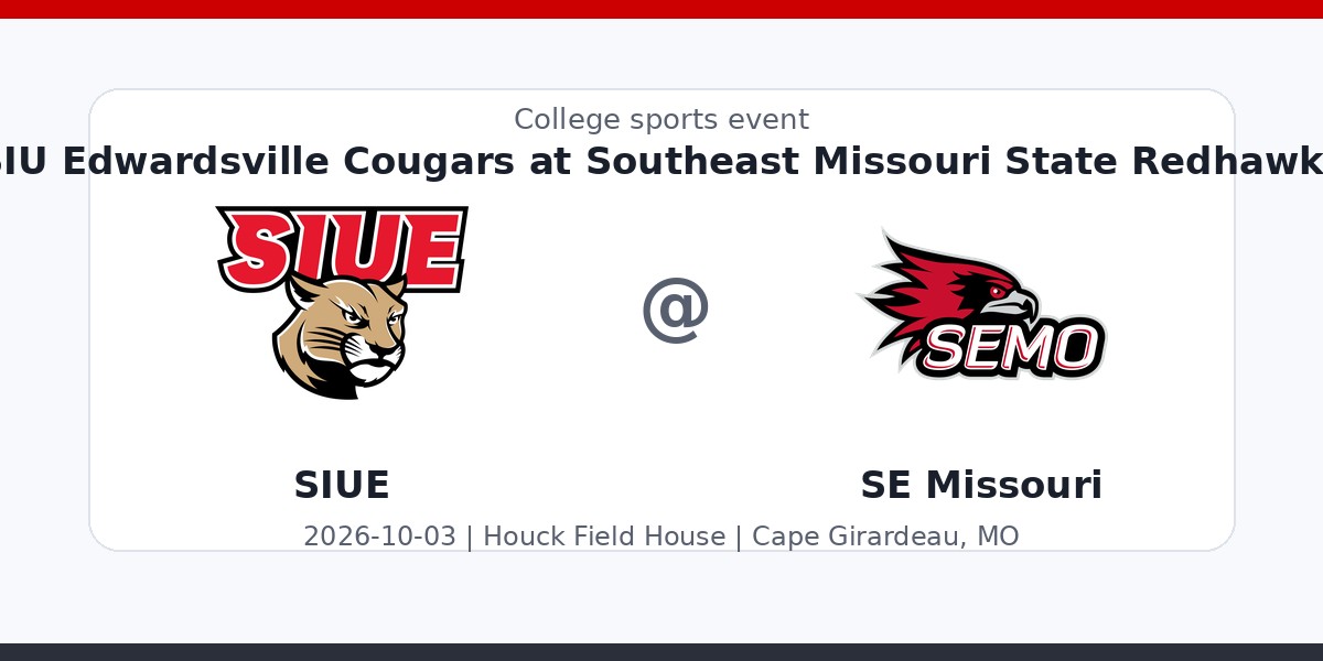 NCAAWVB: SIU Edwardsville Cougars at Southeast Missouri State Redhawks photo in Cape Girardeau, MO