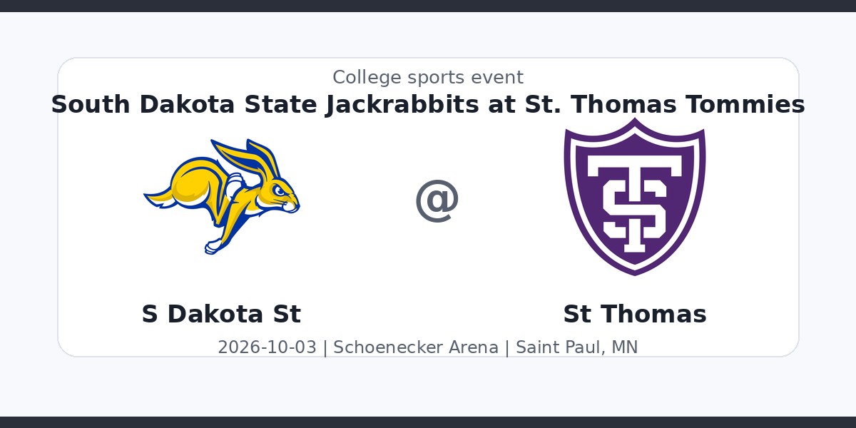 NCAAWVB: South Dakota State Jackrabbits at St. Thomas Tommies photo in Saint Paul, MN