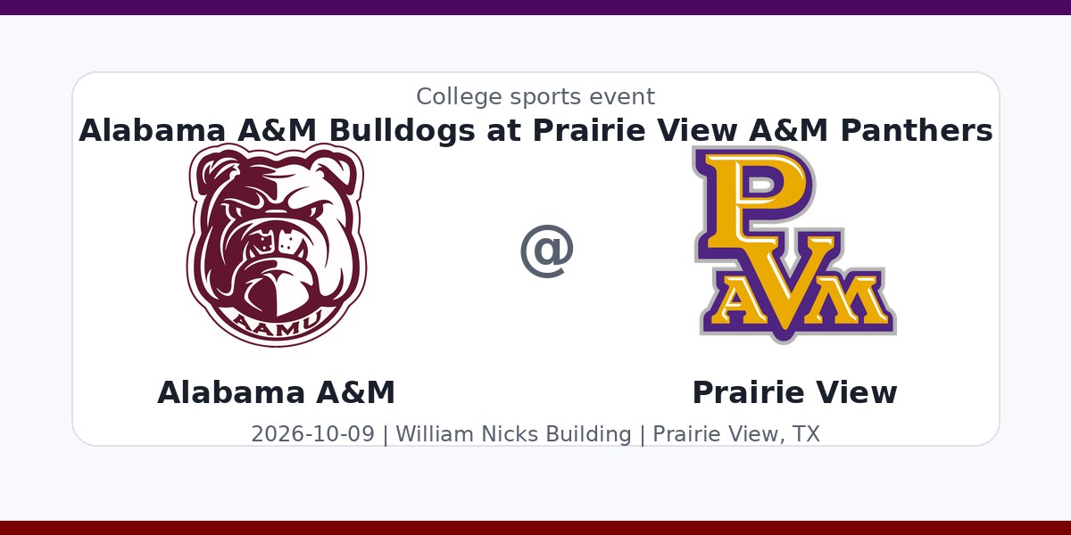 NCAAWVB: Alabama A&M Bulldogs at Prairie View A&M Panthers photo in Prairie View, TX