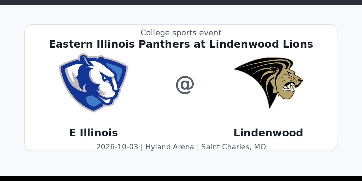 NCAAWVB: Eastern Illinois Panthers at Lindenwood Lions - Oct 3 photo in Saint Charles, MO