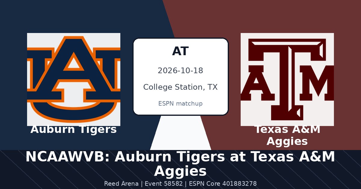 NCAAWVB: Auburn Tigers at Texas A&M Aggies photo in College Station, TX