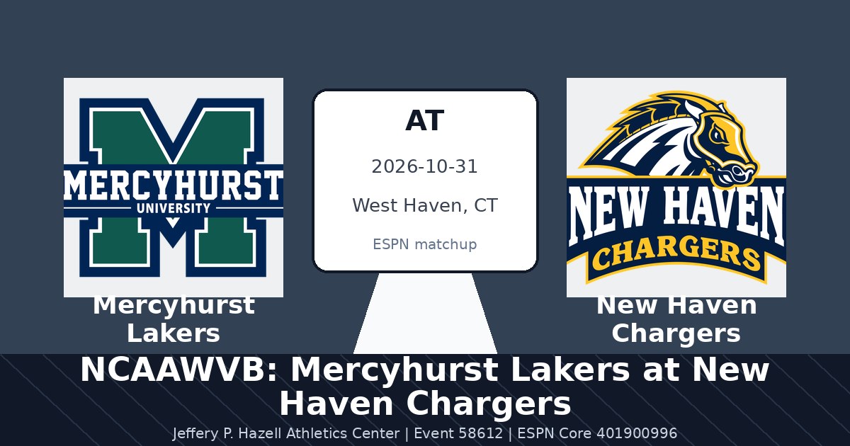 NCAAWVB: Mercyhurst Lakers at New Haven Chargers photo in West Haven, CT