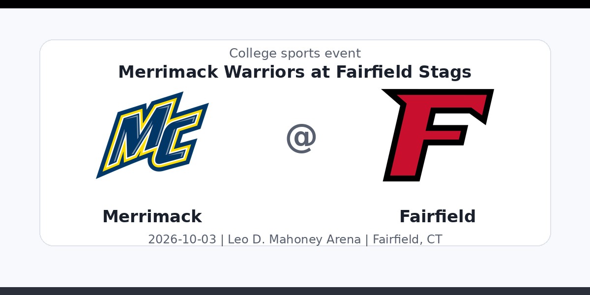 NCAAWVB: Merrimack Warriors at Fairfield Stags photo in Fairfield, CT