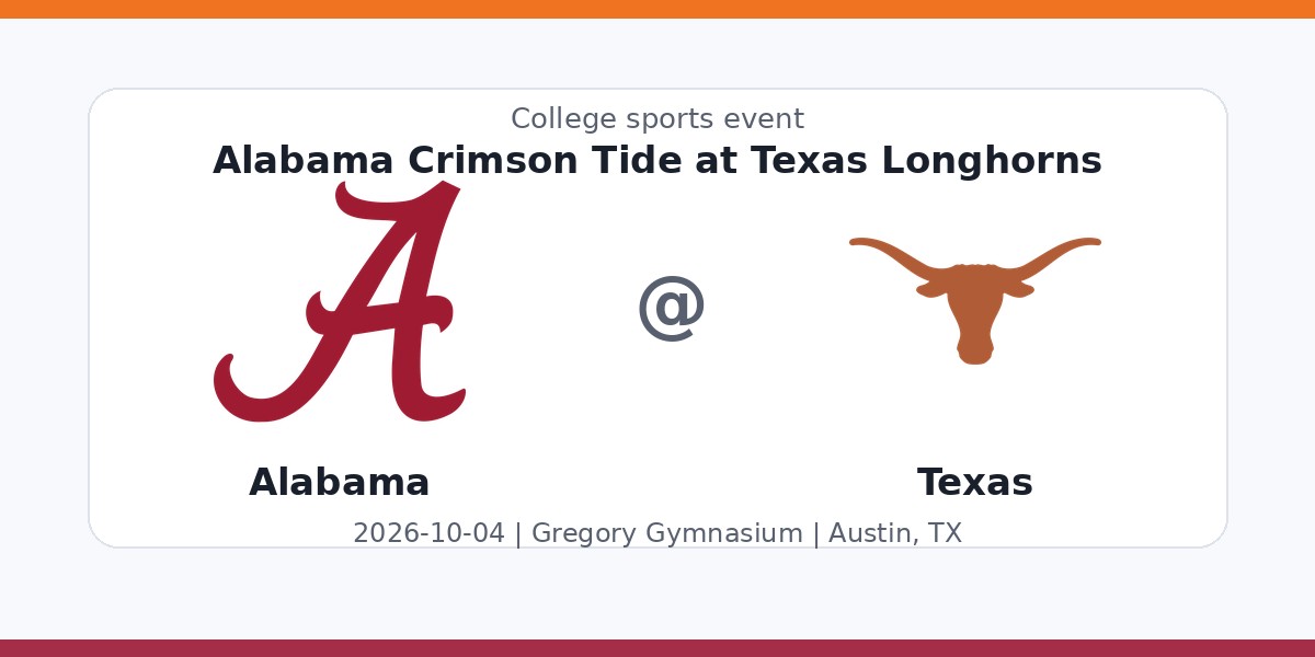 NCAAWVB: Alabama Crimson Tide at Texas Longhorns — sports in Austin, TX
