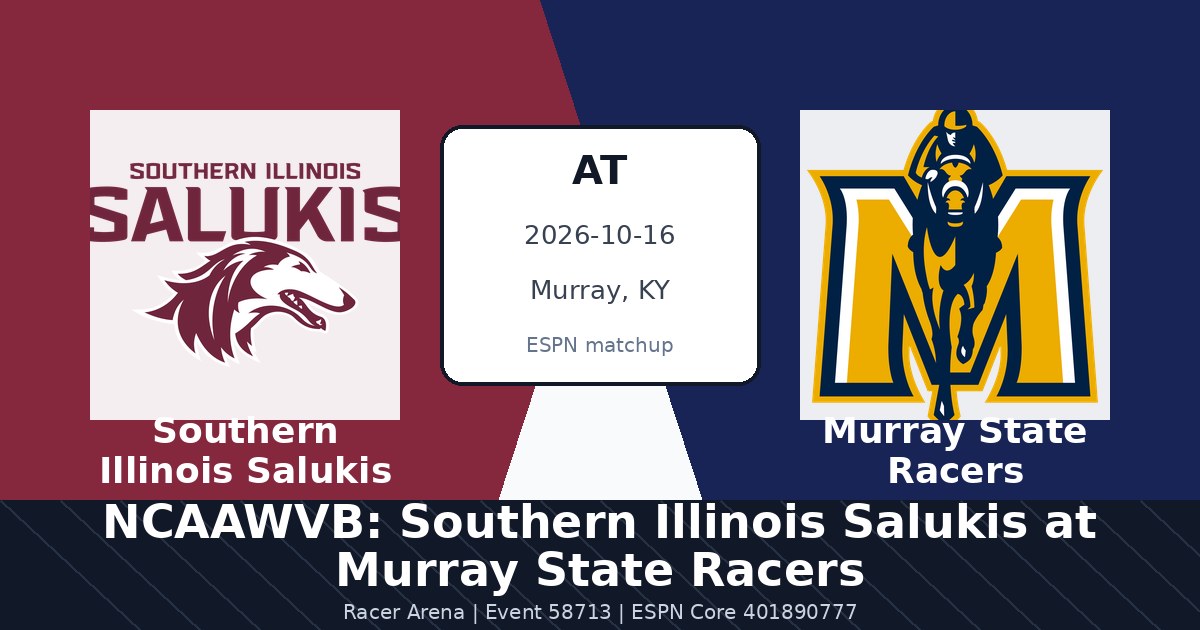 NCAAWVB: Southern Illinois Salukis at Murray State Racers photo in Murray, KY