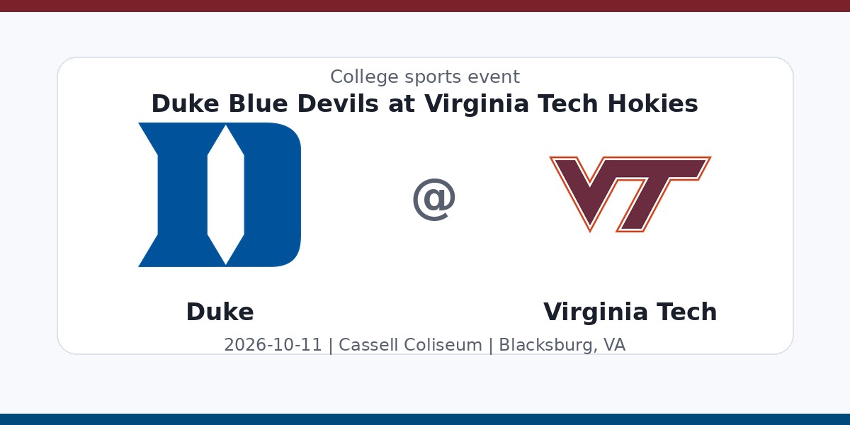 NCAAWVB: Duke Blue Devils at Virginia Tech Hokies photo in Blacksburg, VA