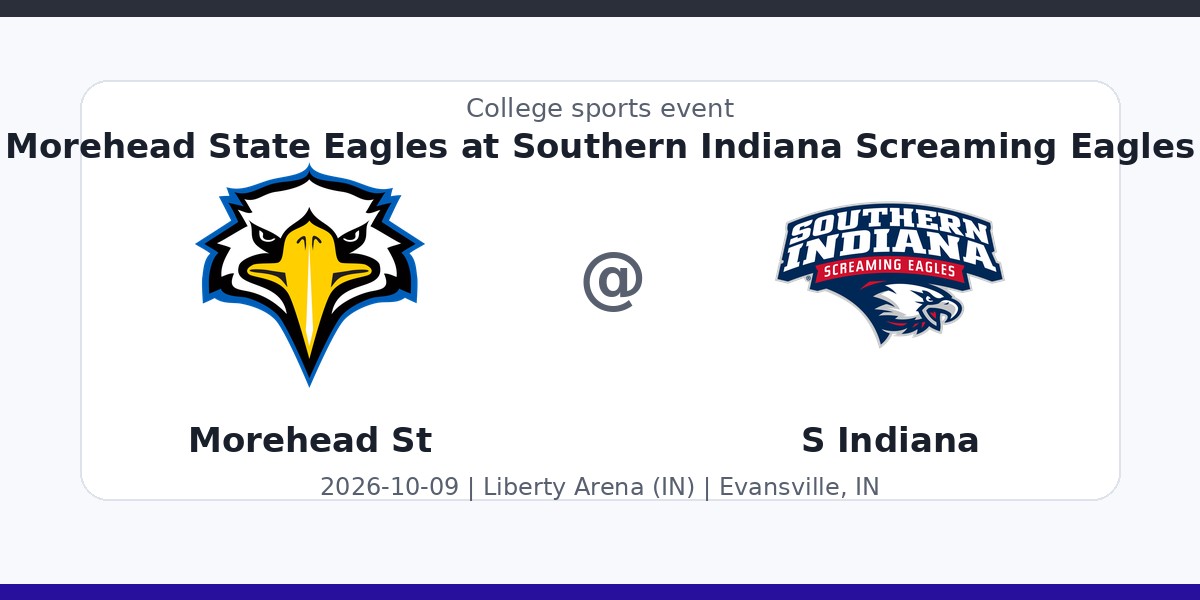 NCAAWVB: Morehead State Eagles at Southern Indiana Screaming Eagles photo in Evansville, IN