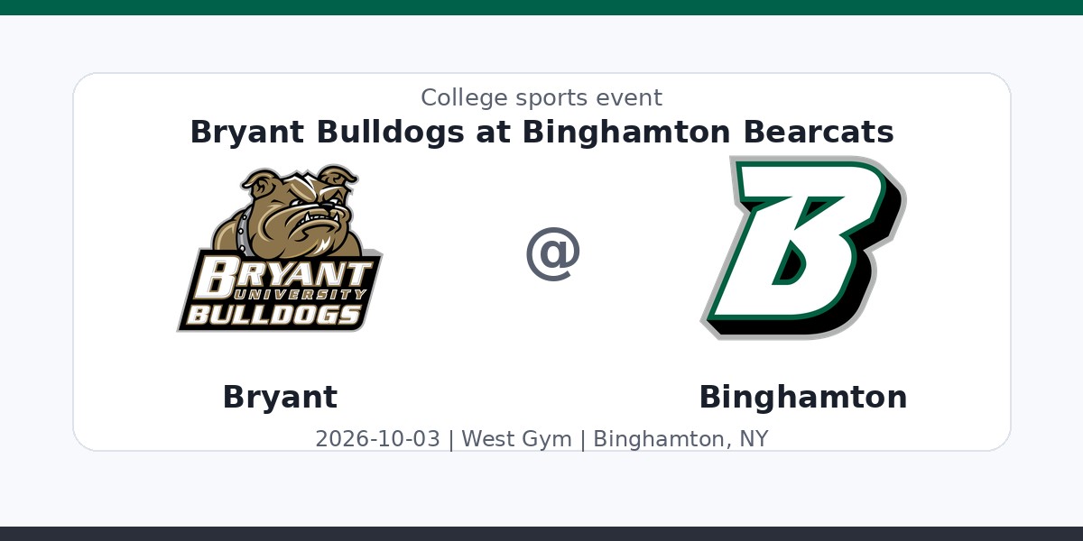 NCAAWVB: Bryant Bulldogs at Binghamton Bearcats photo in Binghamton, NY