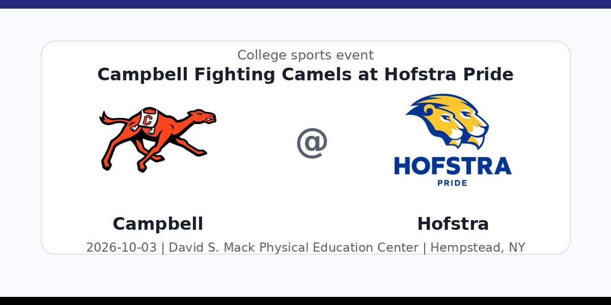 NCAAWVB: Campbell Fighting Camels at Hofstra Pride photo in Hempstead, NY