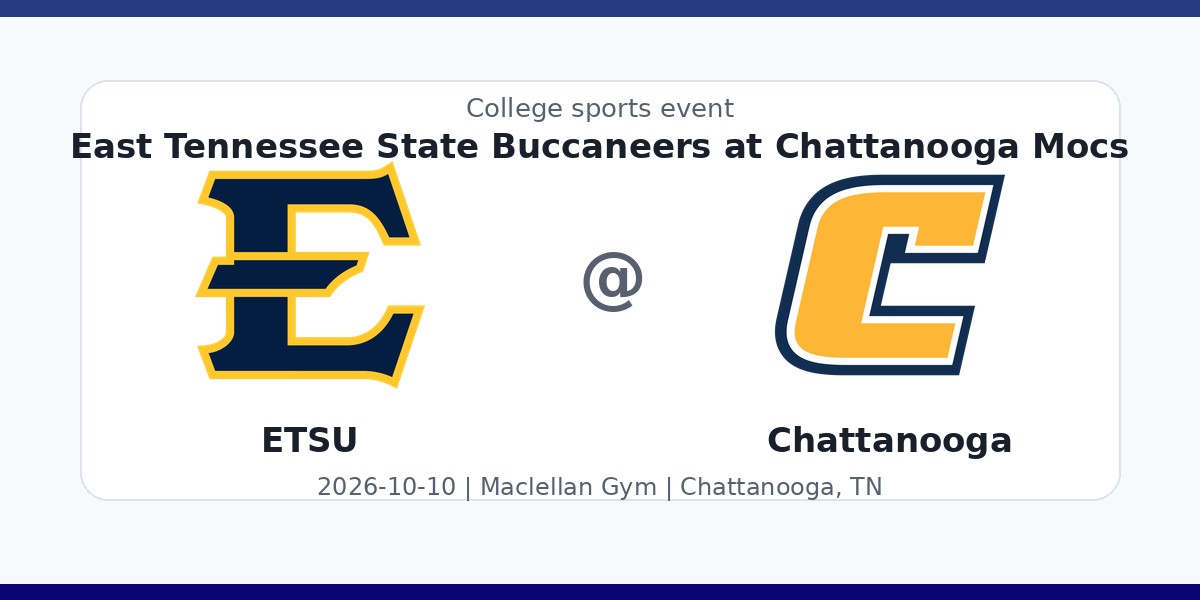 NCAAWVB: East Tennessee State Buccaneers at Chattanooga Mocs photo in Chattanooga, TN