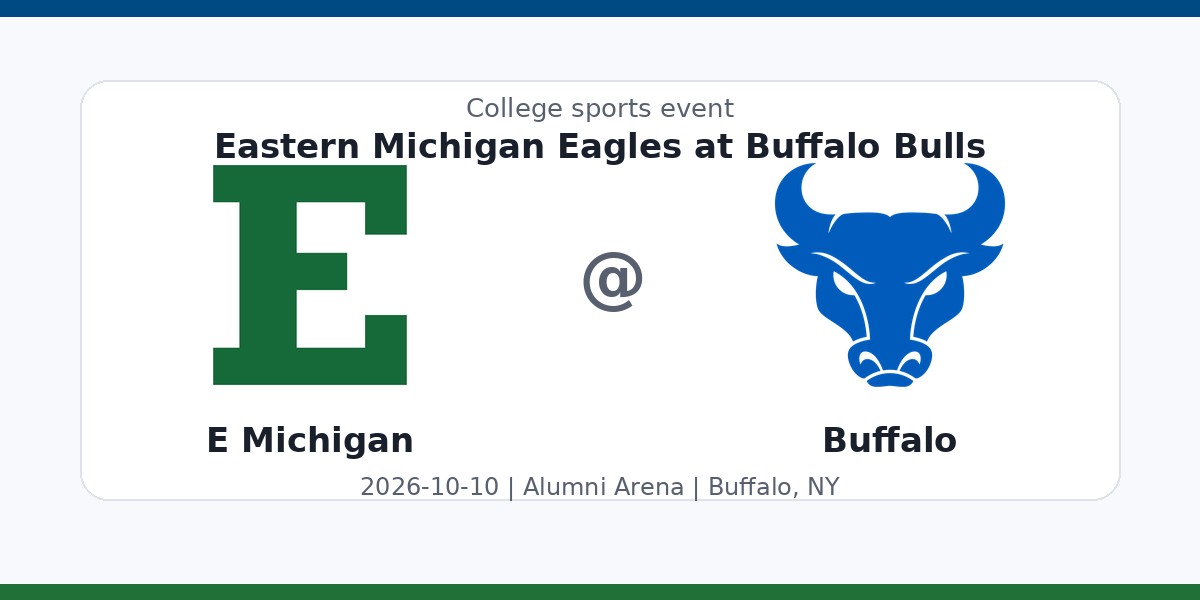 NCAAWVB: Eastern Michigan Eagles at Buffalo Bulls - Oct 10 photo in Buffalo, NY
