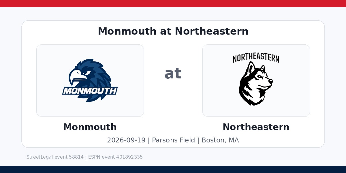 NCAA Men's Soccer: Monmouth Hawks at Northeastern Huskies photo in Boston, MA