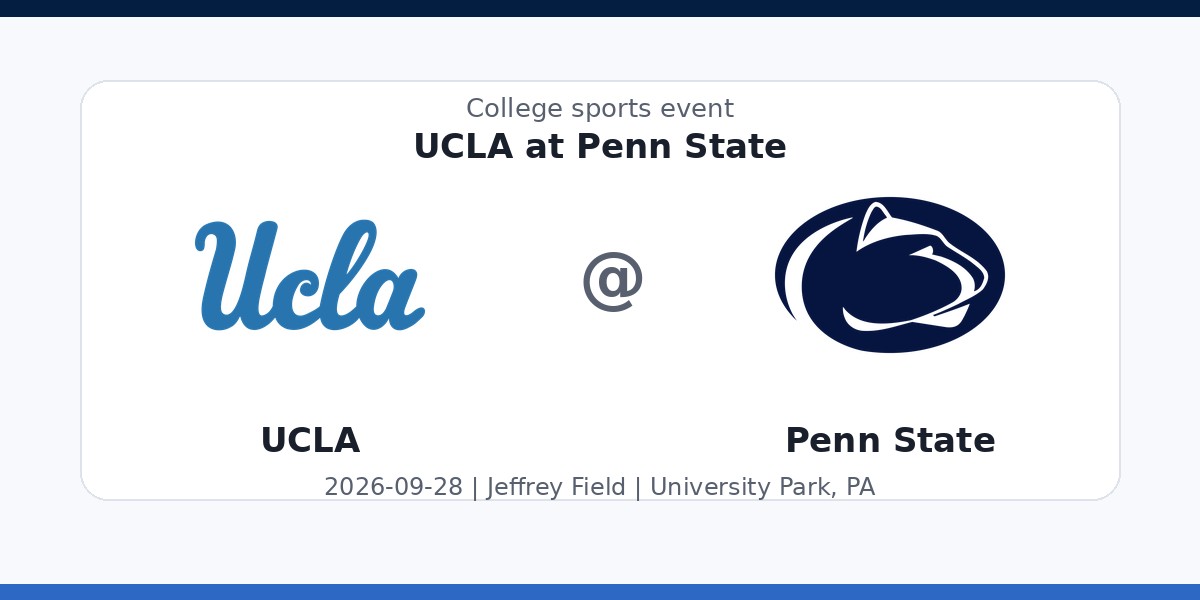NCAA Men's Soccer: UCLA Bruins at Penn State Nittany Lions photo in University Park, PA