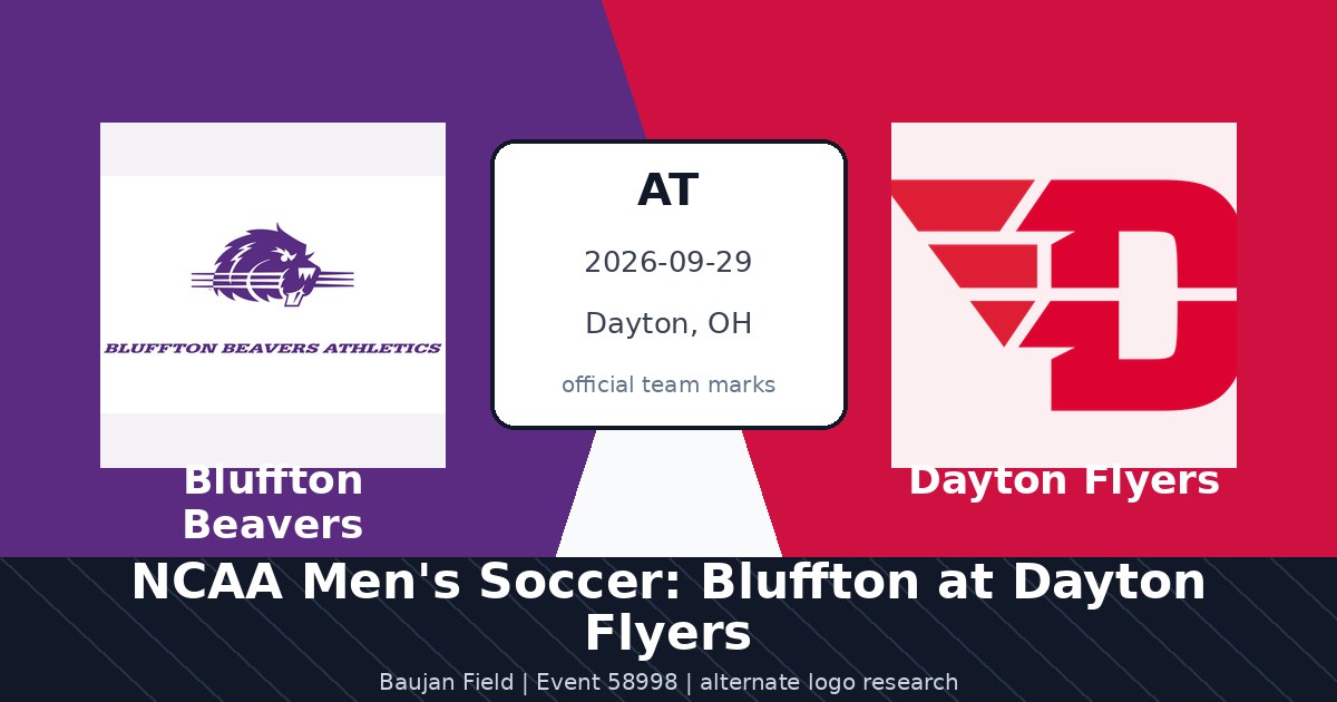 NCAA Men's Soccer: Bluffton at Dayton Flyers photo in Dayton, OH