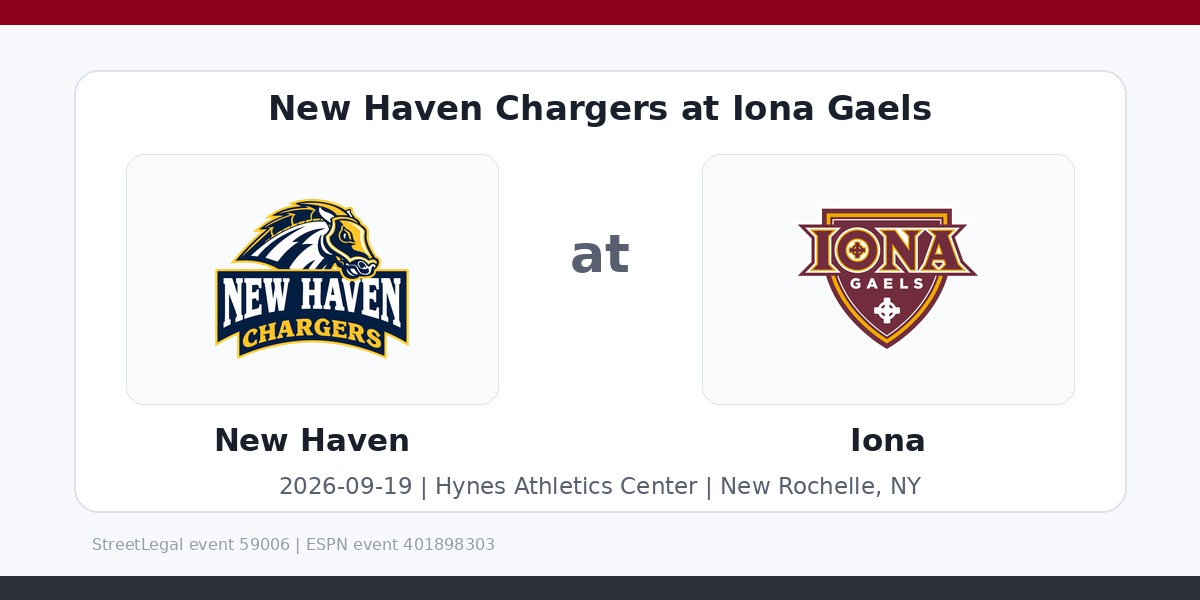 NCAAWVB: New Haven Chargers at Iona Gaels photo in New Rochelle, NY
