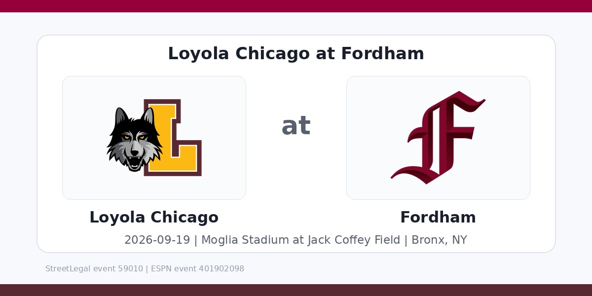NCAA Men's Soccer: Loyola Chicago Ramblers at Fordham Rams photo in Bronx, NY