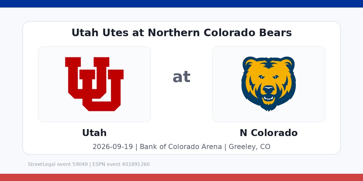 NCAAWVB: Utah Utes at Northern Colorado Bears photo in Greeley, CO