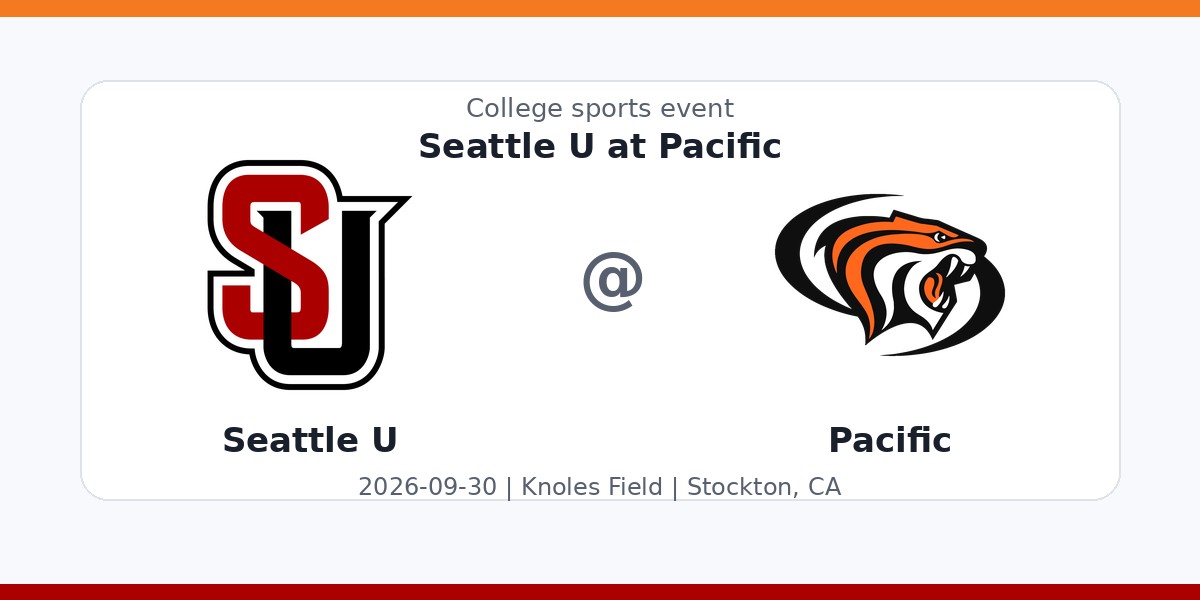 NCAA Men's Soccer: Seattle U Redhawks at Pacific Tigers photo in Stockton, CA