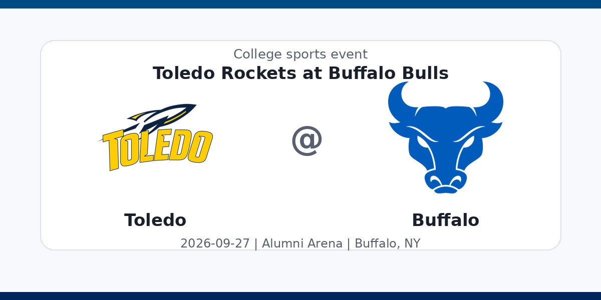 NCAAWVB: Toledo Rockets at Buffalo Bulls photo in Buffalo, NY