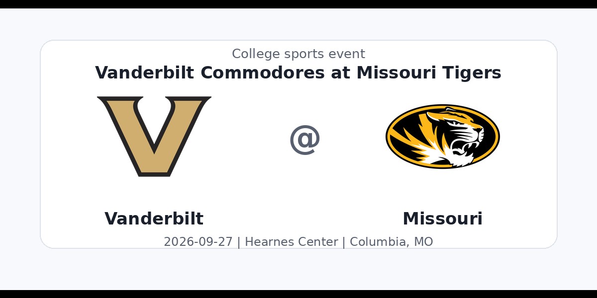 NCAAWVB: Vanderbilt Commodores at Missouri Tigers photo in Columbia, MO