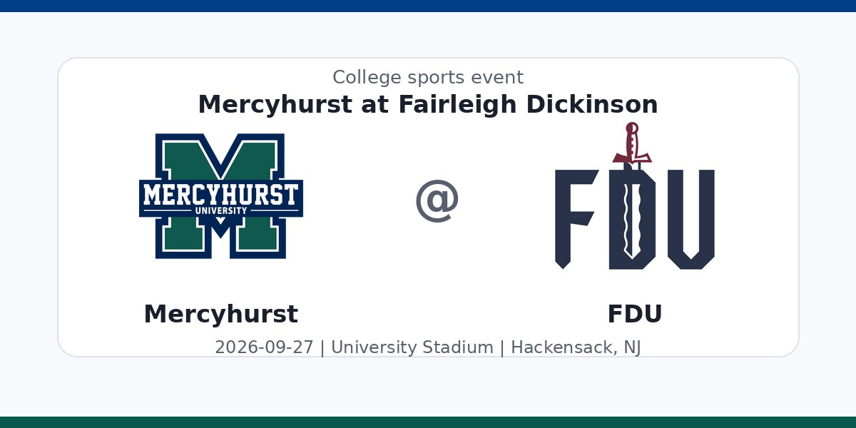 NCAA Men's Soccer: Mercyhurst Lakers at Fairleigh Dickinson Knights photo in Hackensack, NJ
