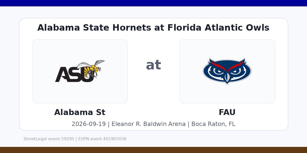 NCAAWVB: Alabama State Hornets at Florida Atlantic Owls photo in Boca Raton, FL
