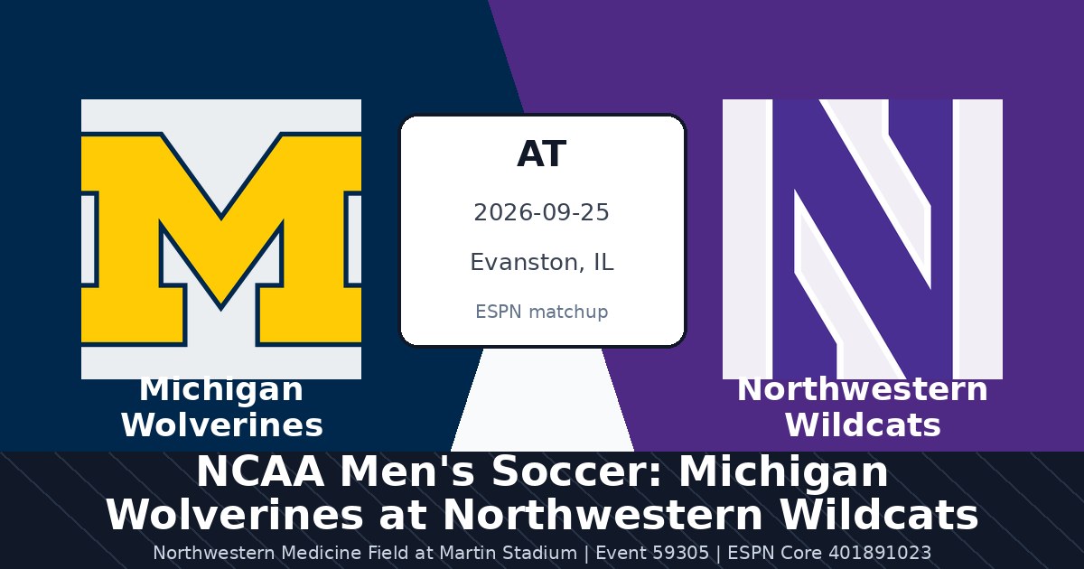 NCAA Men's Soccer: Michigan Wolverines at Northwestern Wildcats photo in Evanston, IL