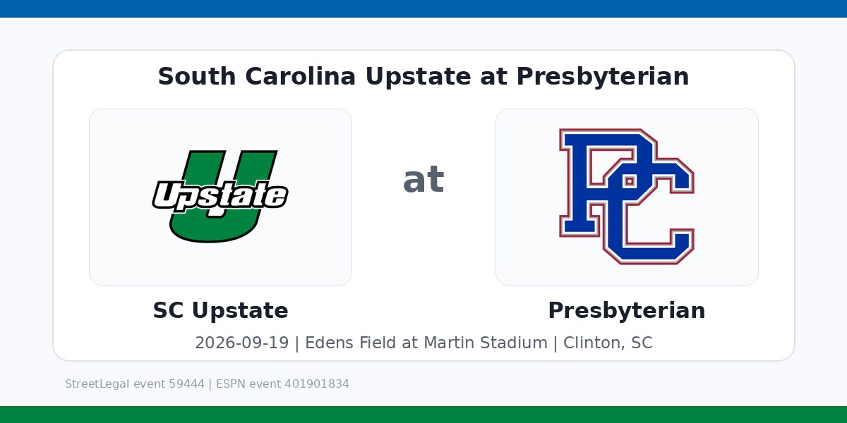 NCAA Men's Soccer: South Carolina Upstate Spartans at Presbyterian Blue Hose photo in Clinton, SC