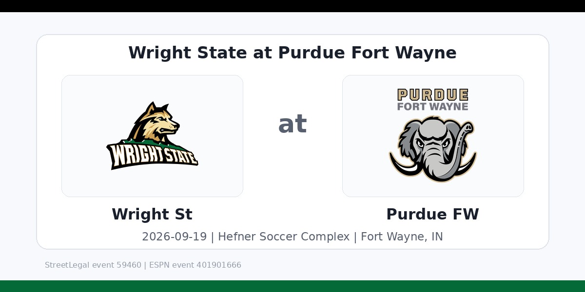 NCAA Men's Soccer: Wright State Raiders at Purdue Fort Wayne Mastodons photo in Fort Wayne, IN