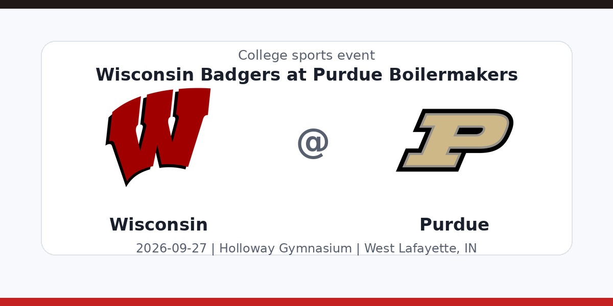 NCAAWVB: Wisconsin Badgers at Purdue Boilermakers photo in West Lafayette, IN