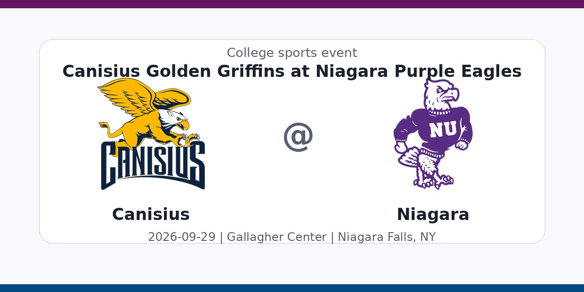 NCAAWVB: Canisius Golden Griffins at Niagara Purple Eagles photo in Niagara Falls, NY