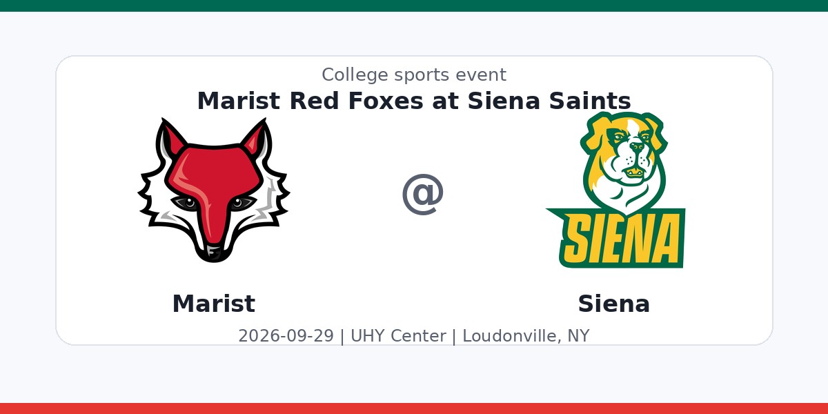 NCAAWVB: Marist Red Foxes at Siena Saints photo in Loudonville, NY