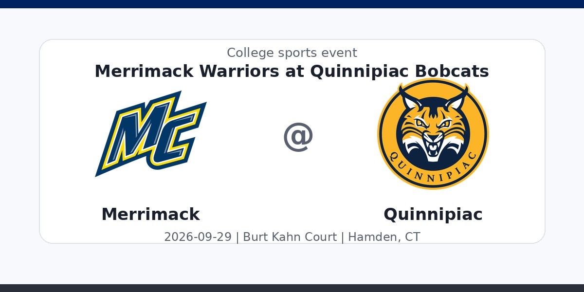 NCAAWVB: Merrimack Warriors at Quinnipiac Bobcats photo in Hamden, CT