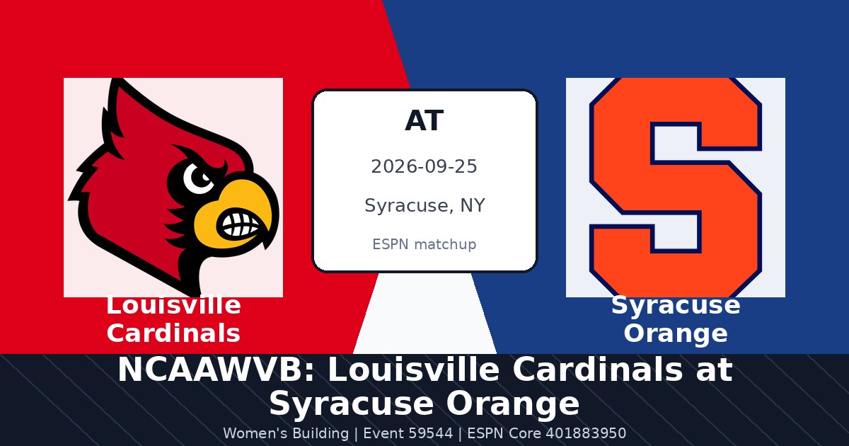 NCAAWVB: Louisville Cardinals at Syracuse Orange photo in Syracuse, NY