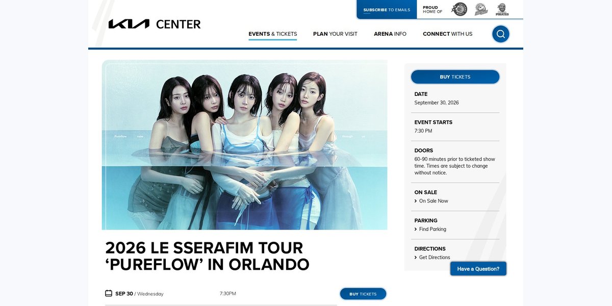 LE SSERAFIM  -  PUREFLOW Tour photo in Orlando, FL