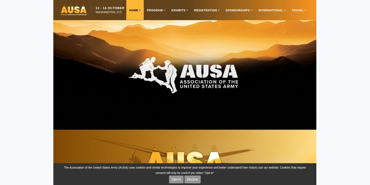 AUSA Annual Meeting & Exposition — markets in Washington, DC