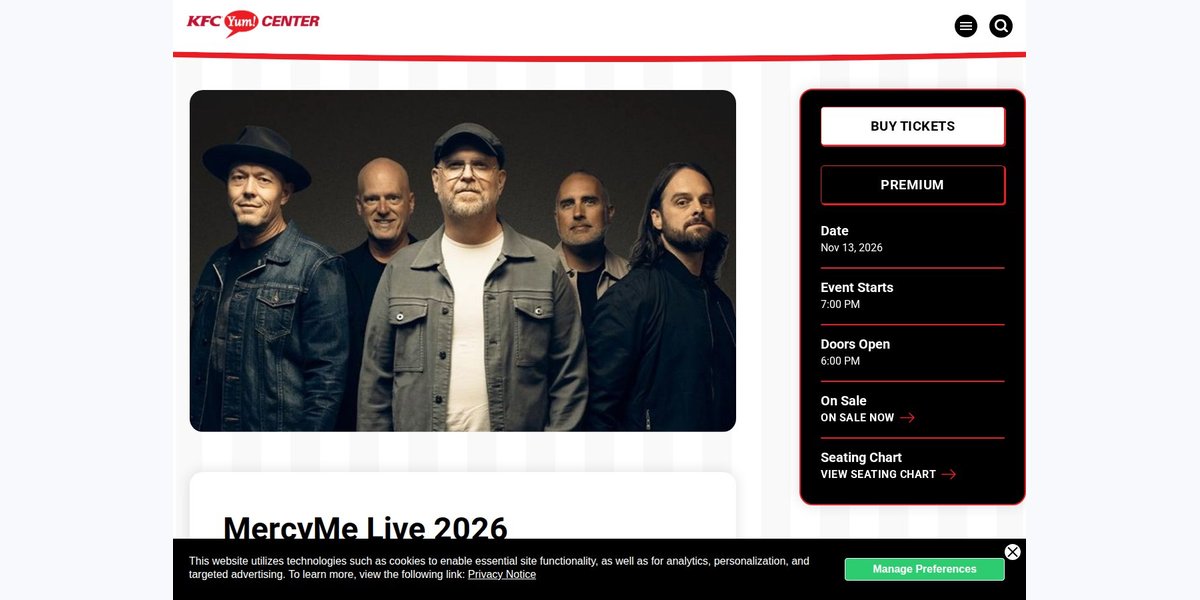 MercyMe - MercyMe LIVE Tour — concert in Louisville, KY