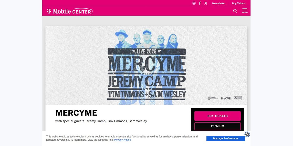 MercyMe - MercyMe LIVE Tour photo in Kansas City, MO