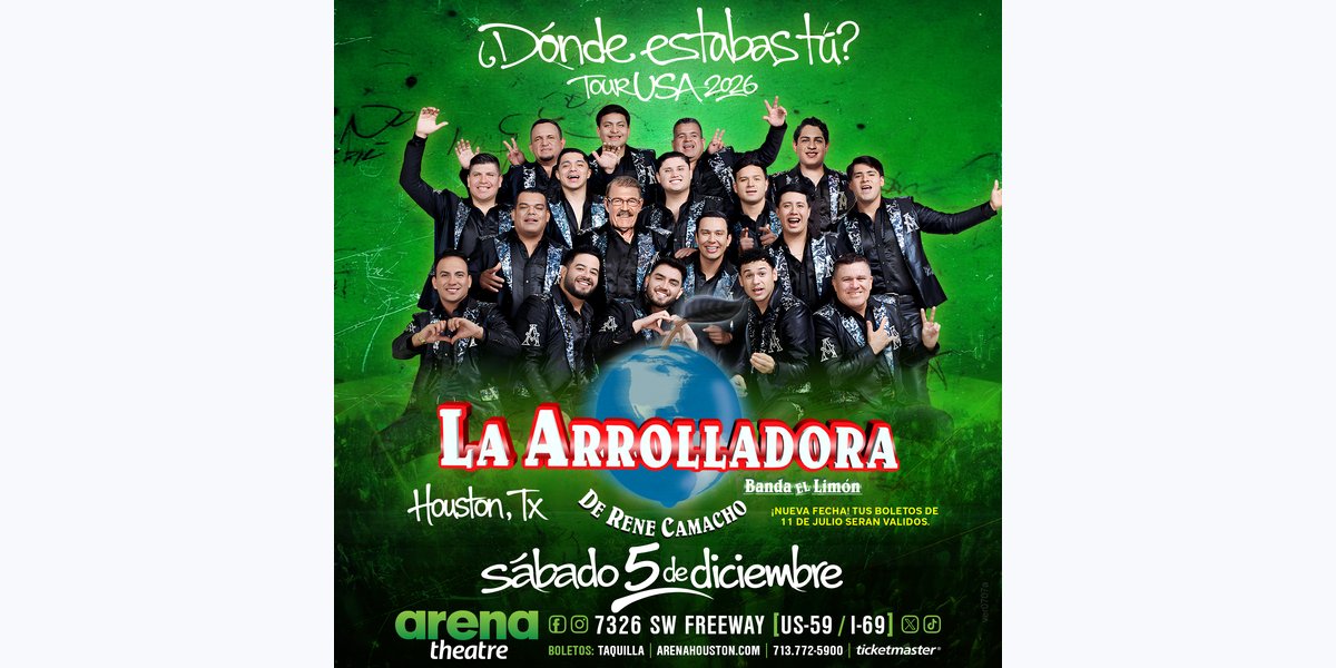La Arrolladora Banda El Limon photo in Houston, TX