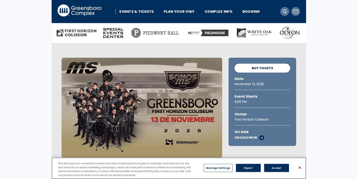 Banda MS - Somos MS Tour photo in Greensboro, NC