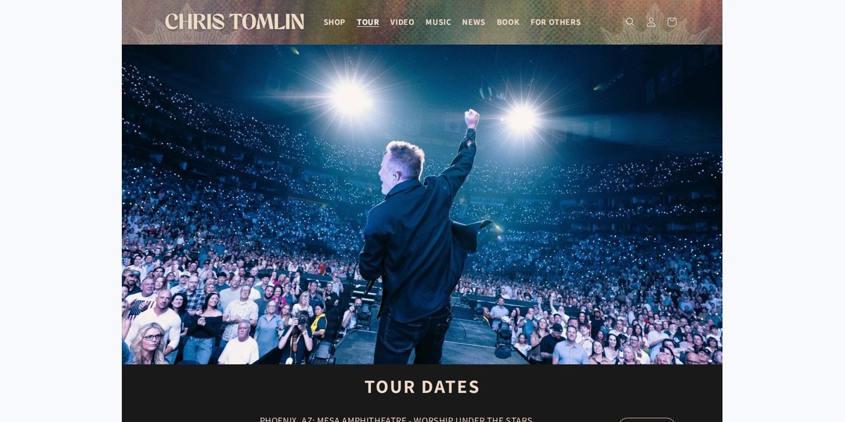 Chris Tomlin, TobyMac, and Third Day photo in North Little Rock, AR