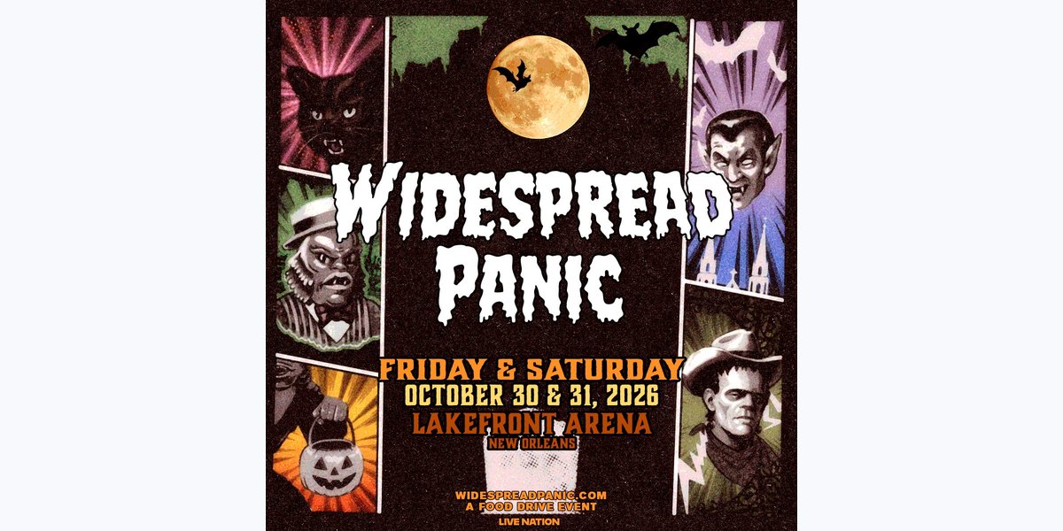 Widespread Panic - October 31, 2026 photo in New Orleans, LA