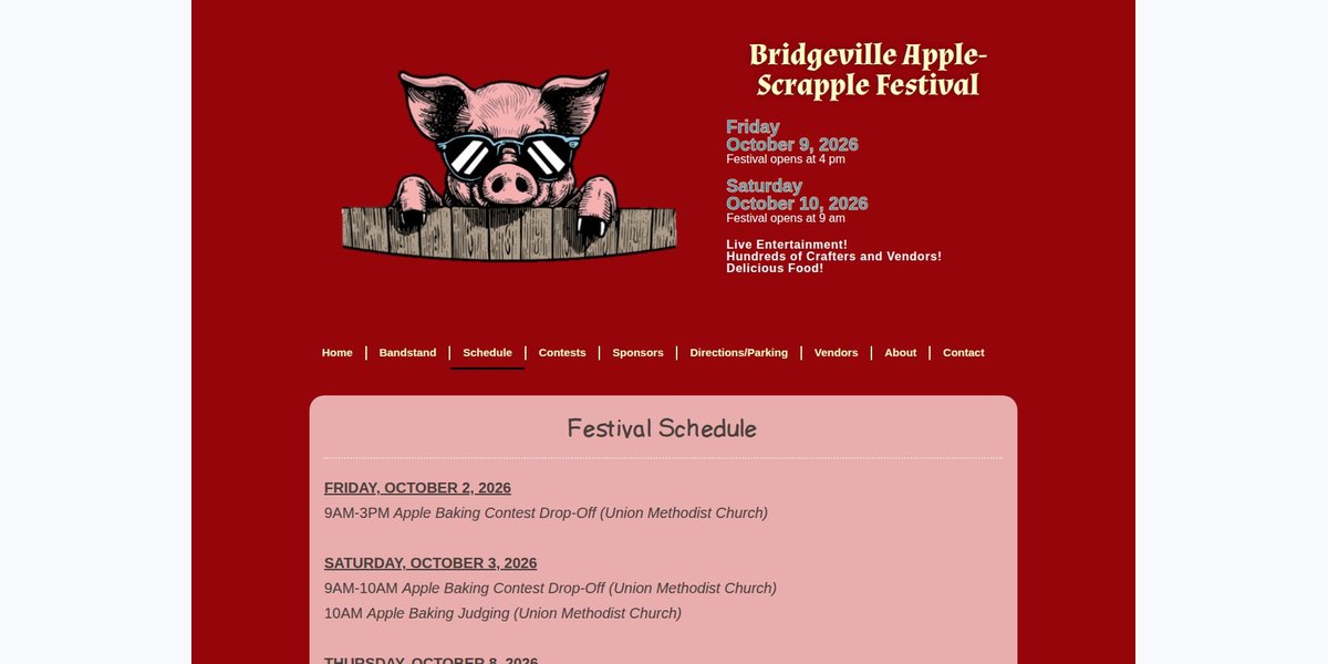 Bridgeville Apple-Scrapple Festival photo in Bridgeville, DE